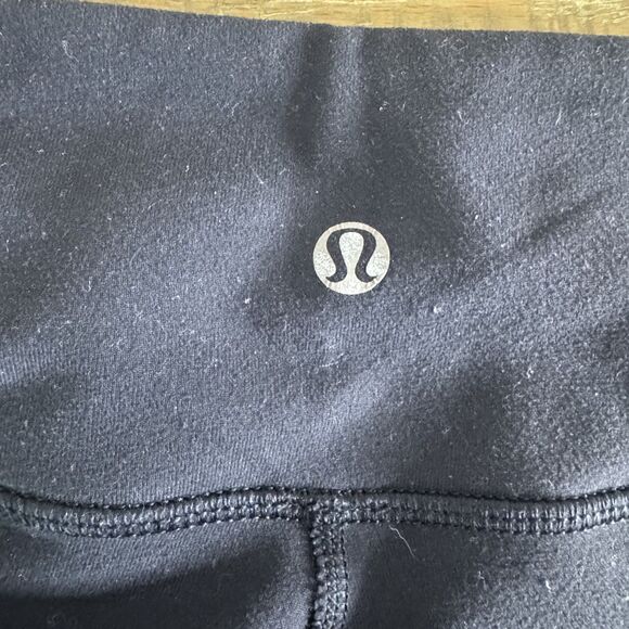 lululemon vintage low rise 21" cropped leggings black size 8 - Picture 4 of 7